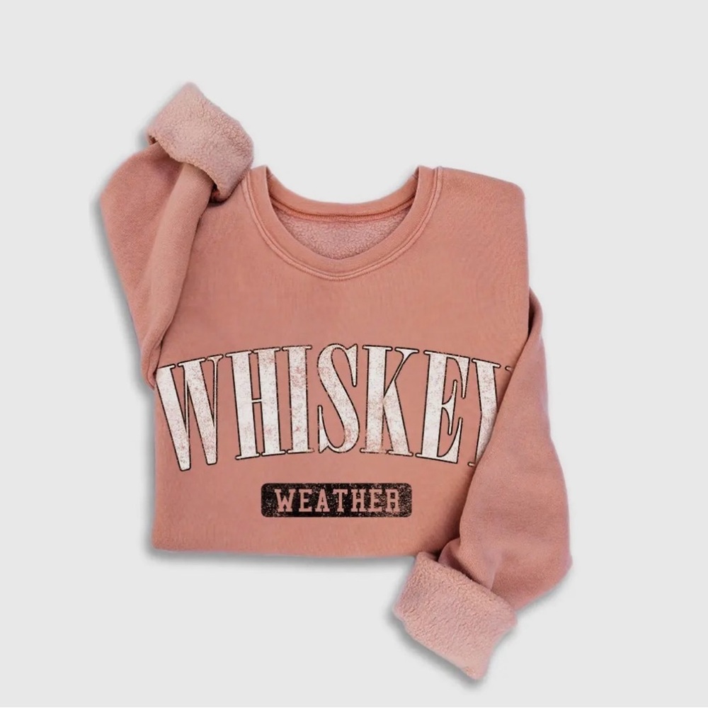 Women's Pink Whiskey Weather Sweater